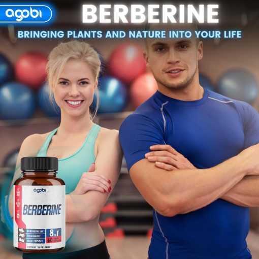 Agobi Berberine (12,800 mg) - 60 vegan capsules