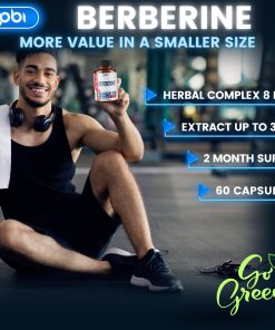 Agobi Berberine (12,800 mg) - 60 vegan capsules
