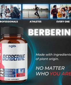 Agobi Berberine (12,800 mg) - 60 vegan capsules