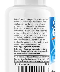 Doctor's Best Proteolytic Enzymez - 90 veggie capsules
