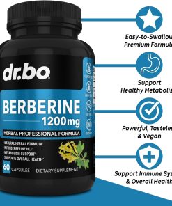 dr.bo Berberine (1,200 mg) - 60 capsules