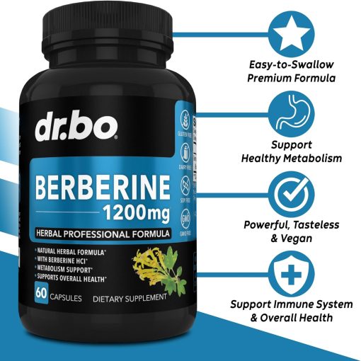 dr.bo Berberine (1,200 mg) - 60 capsules