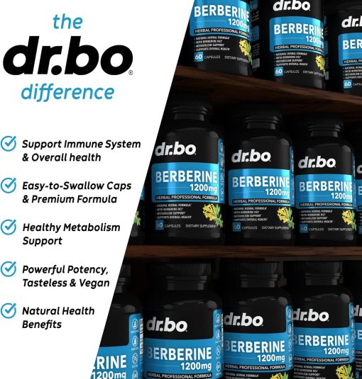 dr.bo Berberine (1,200 mg) - 60 capsules