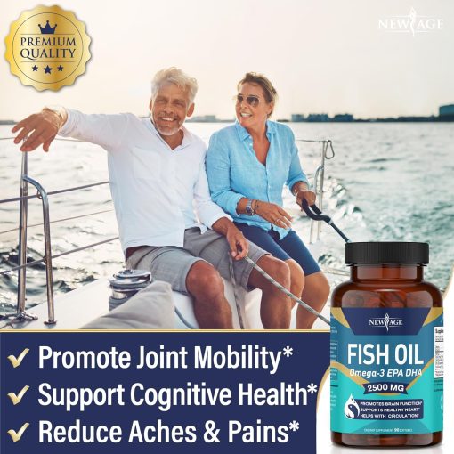 New Age Fish Oil (2,500 mg) - 90 softgels