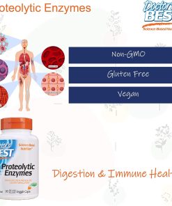 Doctor's Best Proteolytic Enzymez - 90 veggie capsules