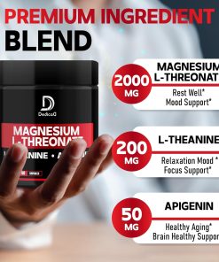 Dedicad Magnesium L-Threonate L-Theanine Apigenin - 60 capsules
