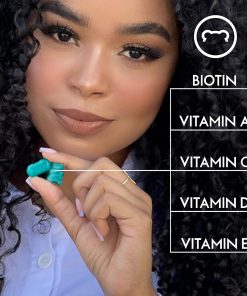 Sugarbear Hair Vitamins Vegan Fruit-Pectin Gummies - 75 gummies