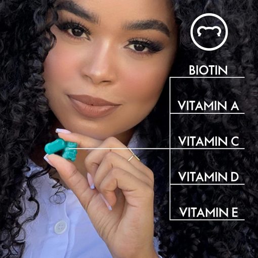 Sugarbear Hair Vitamins Vegan Fruit-Pectin Gummies - 75 gummies