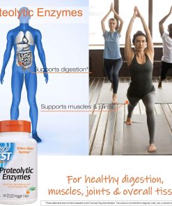 Doctor's Best Proteolytic Enzymez - 90 veggie capsules