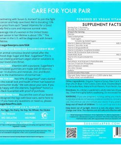 Sugarbear Hair Vitamins Vegan Fruit-Pectin Gummies - 75 gummies
