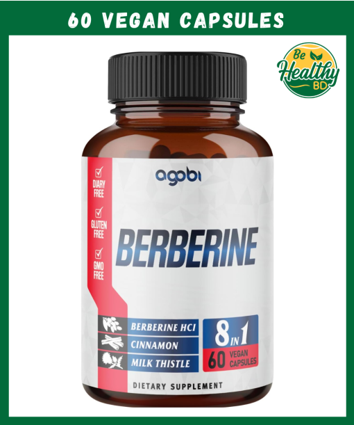 Agobi Berberine (12,800 mg) - 60 vegan capsules