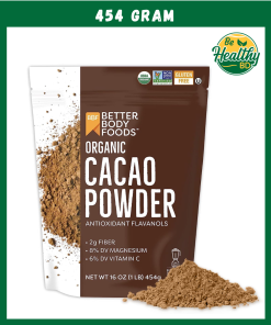 Better Body Foods Organic Cacao Powder - 454 gram