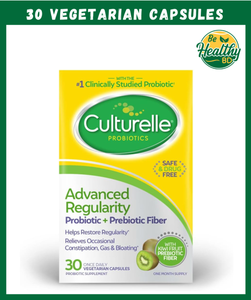 Culturelle Advanced Regularity Probiotic + Prebiotic Fiber - 30 vegetarian capsules