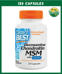Doctor's Best Glucosamine Chondoitin MSM - 120 capsules