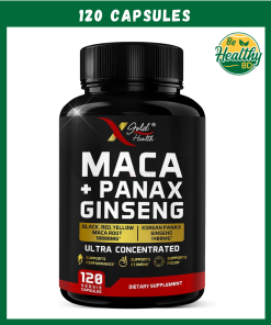 X Gold Health Maca + Panax Ginseng - 120 capsules