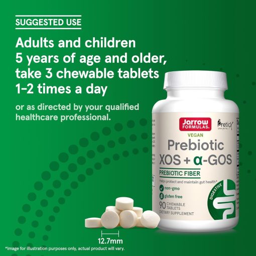Jarrow Formulas Vegan Prebiotic - 90 chewable tablets