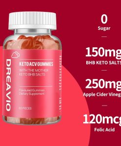 Dreavio Keto ACV Gummies - 60 gummies