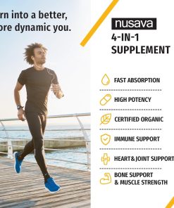 Nusava Organic D3 (5,000 IU) K2 (120 mcg) Omega 3 MCT Oil - 30 ml