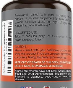Simple Organics Resveratrol + (1,600 mg) - 90 veggie caps