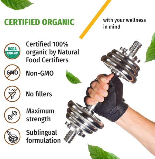 Nusava Organic D3 (5,000 IU) K2 (120 mcg) Omega 3 MCT Oil - 30 ml