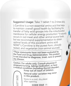 Now L-Carnitine (1,000 mg) - 100 tablets