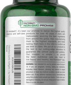 Horbaach Garlic (3,600 mg) Odorless - 200 softgels