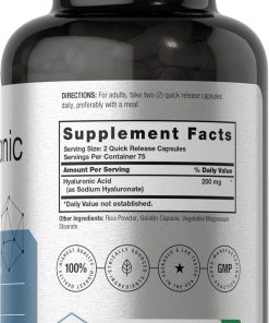 Horbaach Hyaluronic Acid (200 mg) - 150 capsules