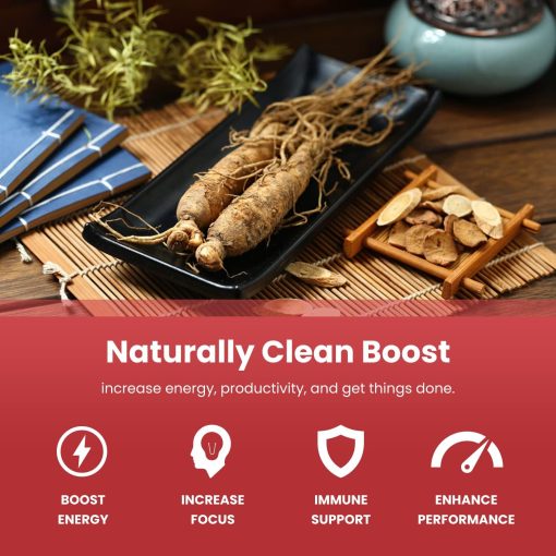 Nutra Champs Korean Panax Ginseng (10,650 mg) - 120 vegan capsules
