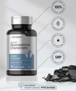 Horbaach Glucosamine Chondroitin + MSM & Turmeric - 180 caplets