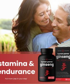 Nutra Champs Korean Panax Ginseng (10,650 mg) - 120 vegan capsules