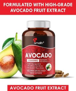 Amalth Avocado (15,000 mg) - 120 veg capsules