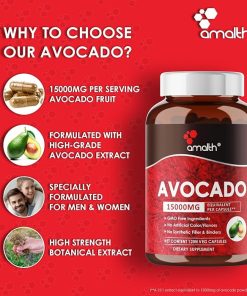 Amalth Avocado (15,000 mg) - 120 veg capsules
