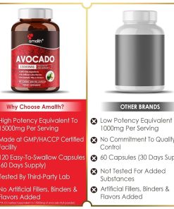 Amalth Avocado (15,000 mg) - 120 veg capsules