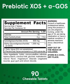 Jarrow Formulas Vegan Prebiotic - 90 chewable tablets