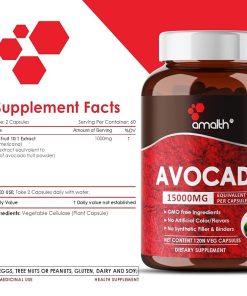 Amalth Avocado (15,000 mg) - 120 veg capsules