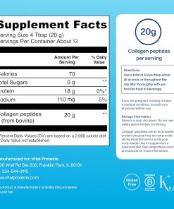 Vital proteins Collagen Peptides Unflavored - 265 gram
