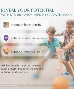 KTD Biolabs Height Growth Max+ - 60 capsules