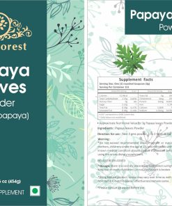 AyurForest Papaya Leaves Powder - 454 gram