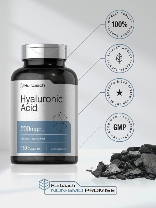 Horbaach Hyaluronic Acid (200 mg) - 150 capsules