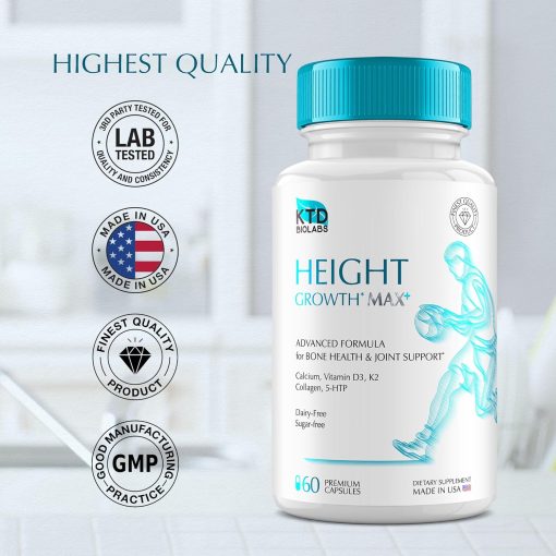 KTD Biolabs Height Growth Max+ - 60 capsules