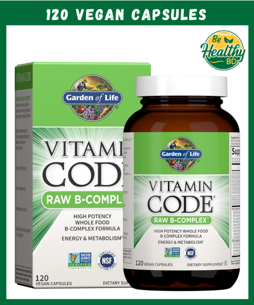 Garden of Life Vitamin Code Raw B-Complex - 120 vegan capsules