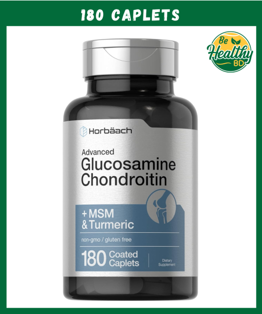 Horbaach Glucosamine Chondroitin + MSM & Turmeric - 180 caplets