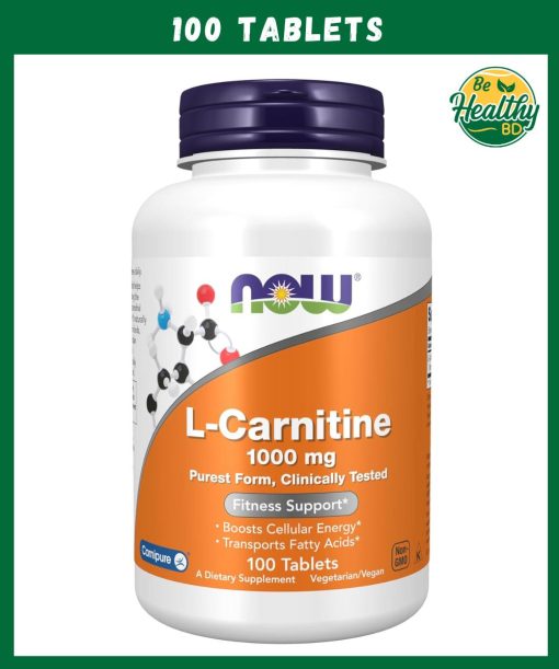 Now L-Carnitine (1,000 mg) - 100 tablets