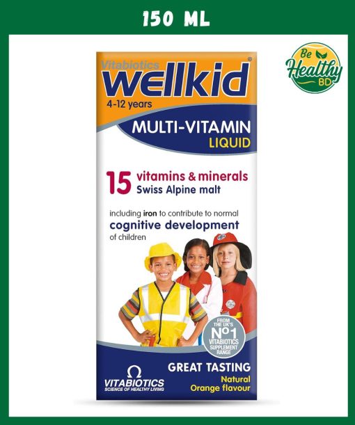 Vitabiotics Wellkid Multivitamin Liquid - 150 ml