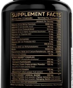 Hollis Nutrition Alpha Beard - 60 capsules