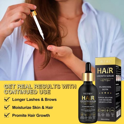 Viofairy Hair Growth Serum 5% Minoxidil Biotin - 60 ml