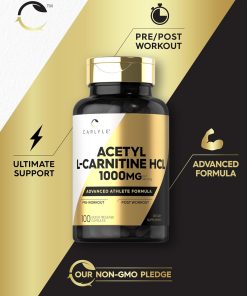 Carlyle Acetyl L-Carnitine HCL (1,000 mg) - 100 capsules