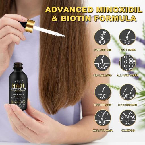 Viofairy Hair Growth Serum 5% Minoxidil Biotin - 60 ml