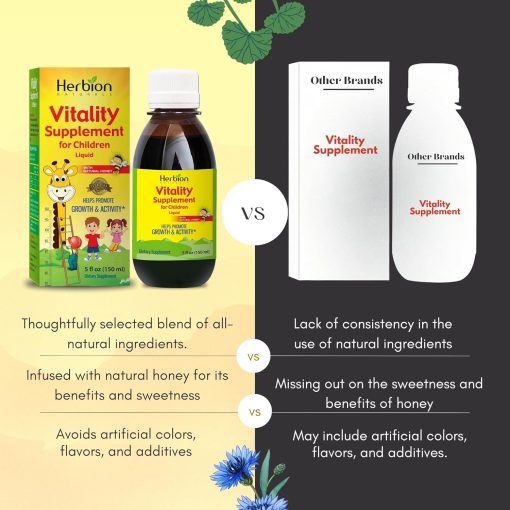 Herbion Naturals Vitality Supplement for Children Liquid - 150 ml