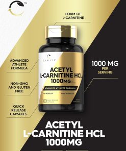 Carlyle Acetyl L-Carnitine HCL (1,000 mg) - 100 capsules